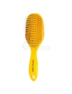 I LOVE MY HAIR BROSSE SPIDER CLASSIC JAUNE GRAND FORMAT