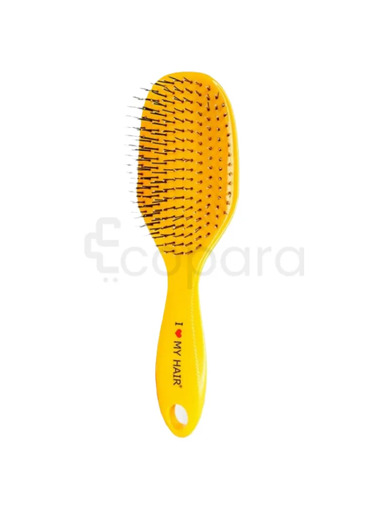 I LOVE MY HAIR BROSSE SPIDER CLASSIC JAUNE GRAND FORMAT
