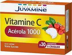 JUVAMINE VITAMINE C ACEROLA 1000 BOITE DE 30 COMPRIMES