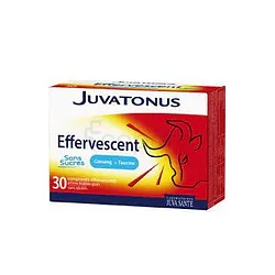 JUVATONUS TAURINE BOITE DE 30 COMPRIMES EFFERVESCENTS