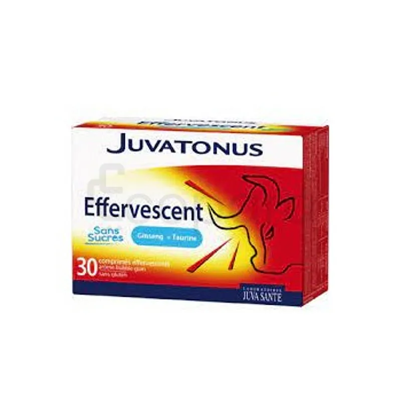 JUVATONUS TAURINE BOITE DE 30 COMPRIMES EFFERVESCENTS