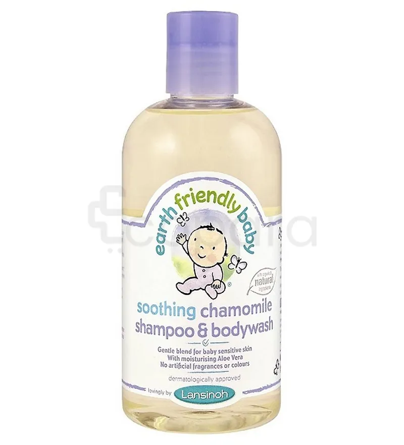 LANSINOH SHAMPOOING ET GEL LAVANT CAMOMILLE 2 EN 1 250ML