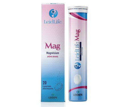 LEIDLIFE MAG MAGNESIUM GOUT ORANGE BOITE DE 20 COMPRIMES EFFERVESCENTS