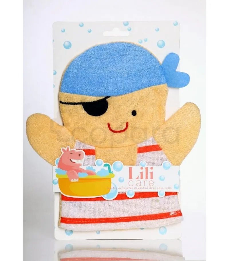 LILI CARE GANT DE SAVONNAGE PIRATE ENFANT