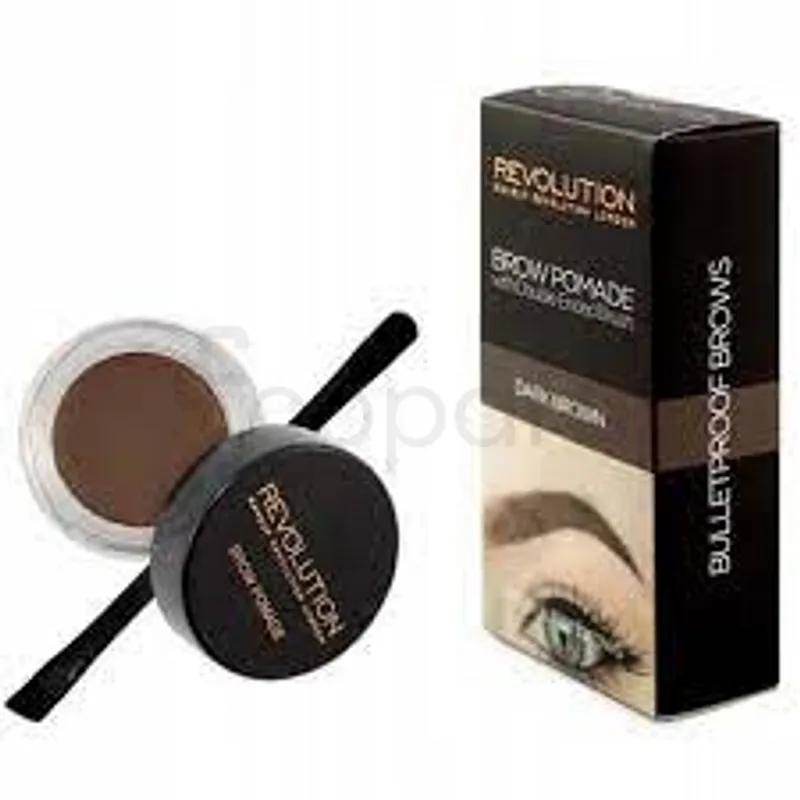 REVOLUTION BROW POMMADE DARK BROWN 2.5G