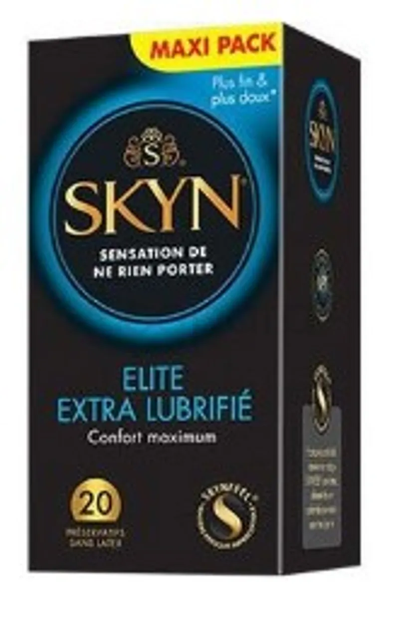 MANIX SKYN ELITE EXTRA LUBRIFIE BOITE DE 20