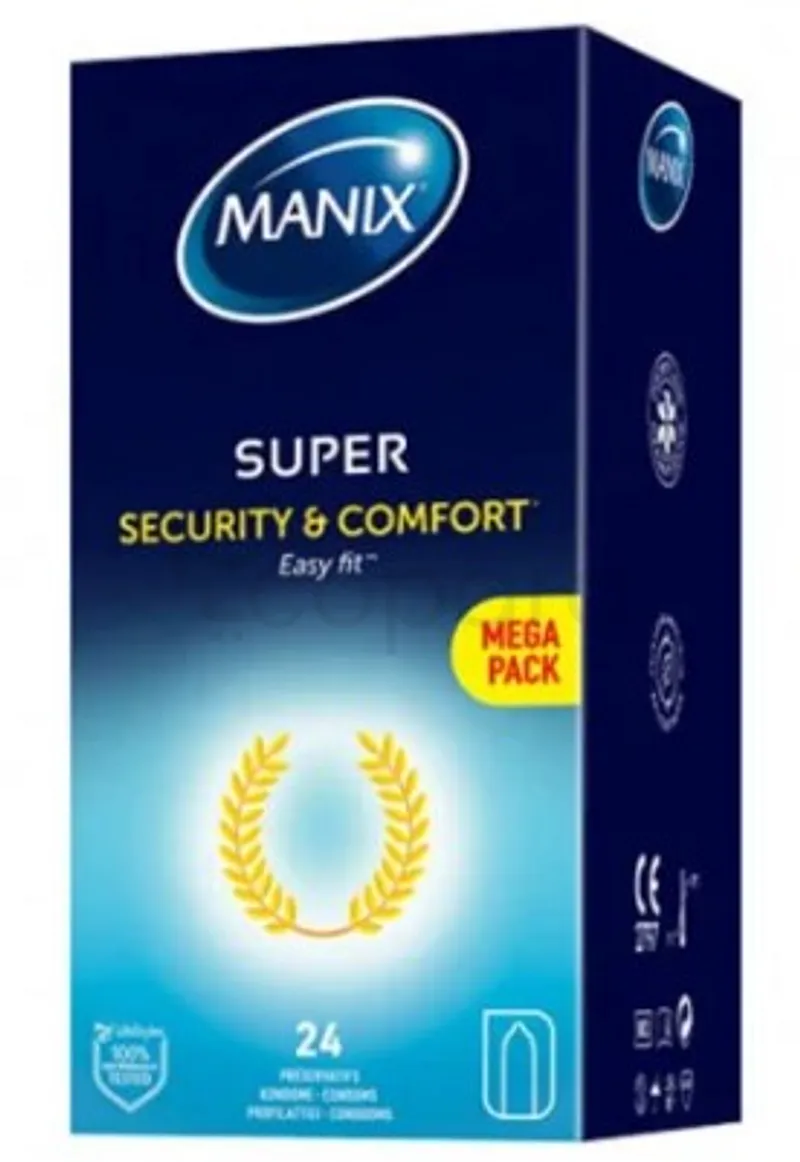 MANIX SUPER SECURITE ET CONFORT BOITE DE 24