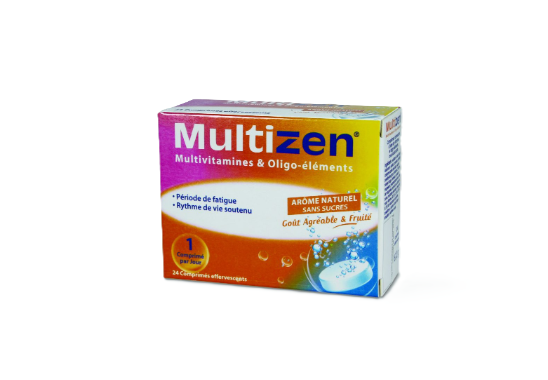 MULTIZEN BOITE DE 24 COMPRIMES EFFERVESCENTS