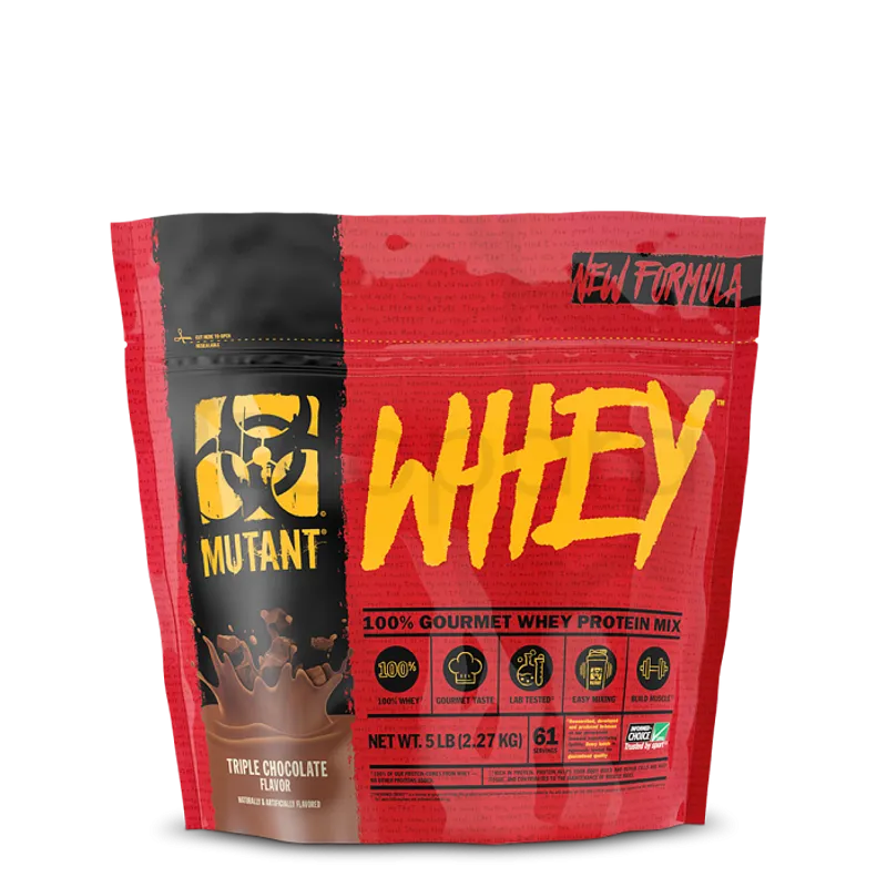 MUTANT WHEY 5LBS TRIPLE CHOCOLAT 2.27KG REFERENCE MUT012B