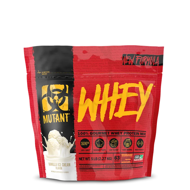 MUTANT WHEY 5LBS VANILLA ICE CREAM 2.27KG REFERENCE MUT013A
