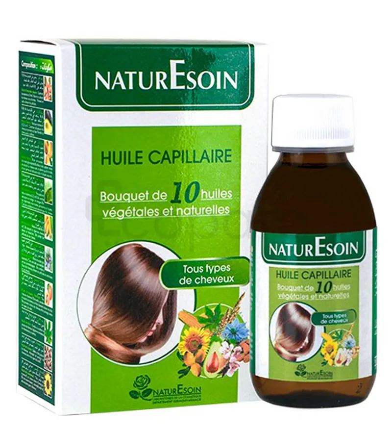 NATURESOIN HUILE CAPILLAIRE 10 TOUS TYPES DE CHEVEUX 125ML