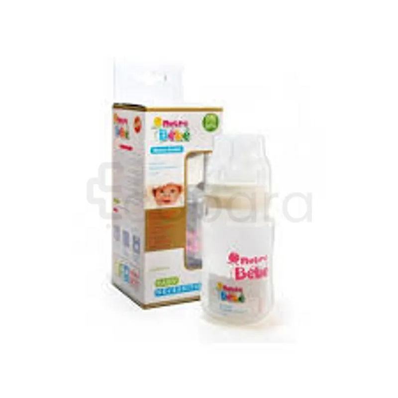 NOTRE BEBE BIBERON FEEDING BOTTLE WIDE NECK 3MOIS+ SANS POIGNEE 240ML REFERENCE NB183
