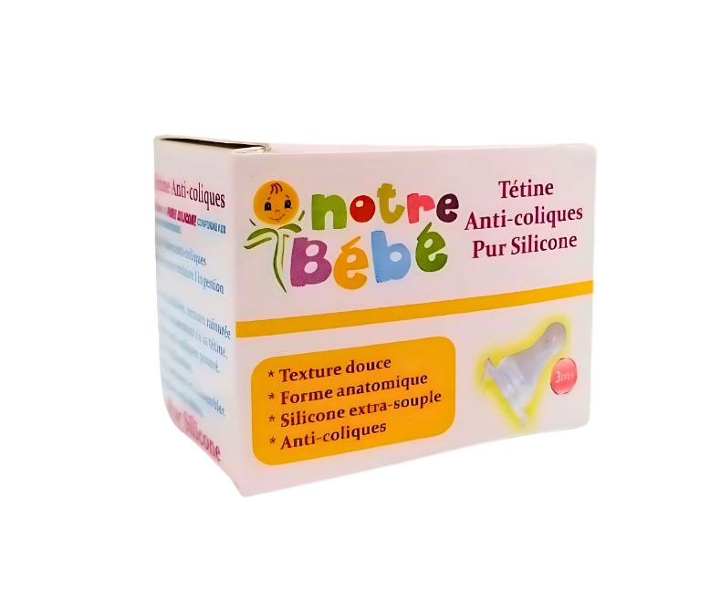 NOTRE BEBE TETINE ANTI-COLIQUES +6MOIS REFERENCE BD026-3