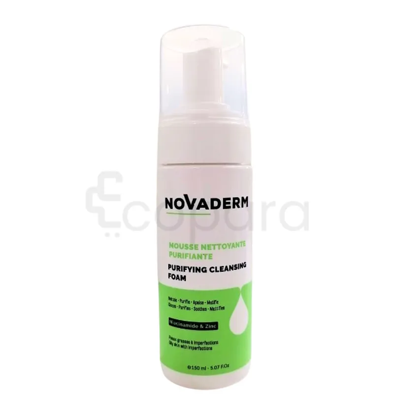 NOVADERM MOUSSE NETTOYANTE PURIFIANTE 150ML