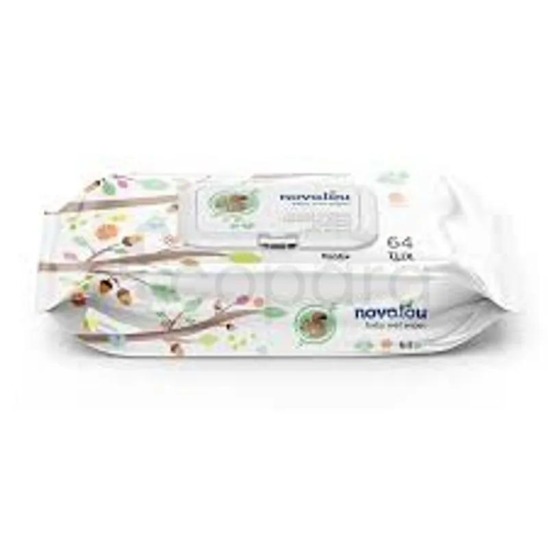 NOVALOU BABY WET WIPES BOITE DE 64