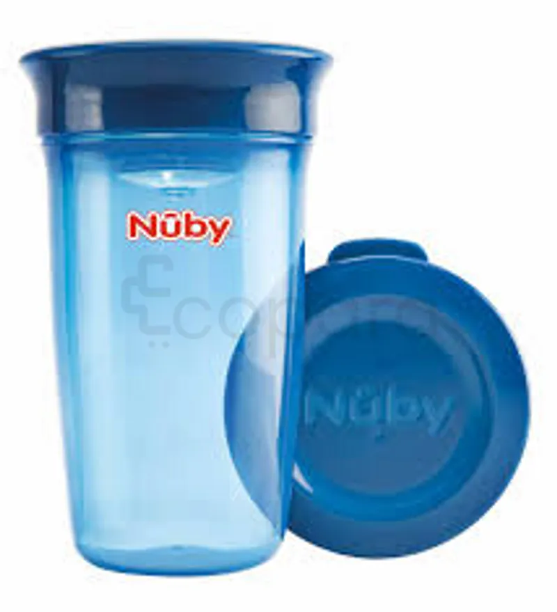 NUBY GOBELET ANTI-GOUTTE MAGIC 360° 300ML +6MOIS REFERENCE 24-NV0414003