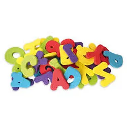 NUBY LETTRES ET CHIFFRES DE BAIN +12MOIS REFERENCE 24-ID6187