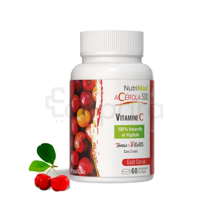 NUTRIMAX ACEROLA 500MG BOITE DE 60 COMPRIMES