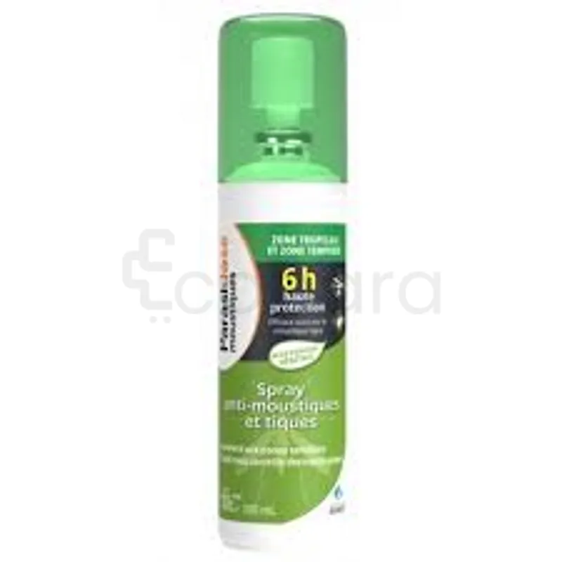 PARASIDOSE MOUSTIQUES SPRAY REPULSIF ANTI MOUSTIQUES ET TIQUES ACTIF D'ORIGINE VEGETALE +6MOIS 100ML