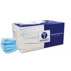 PHARCOMEDIC BAVETTE ÉLASTIQUE BOITE DE 50 BLEU