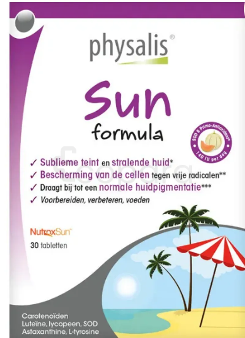 PHYSALIS SUN FORMULA BOITE DE 30 COMPRIMES