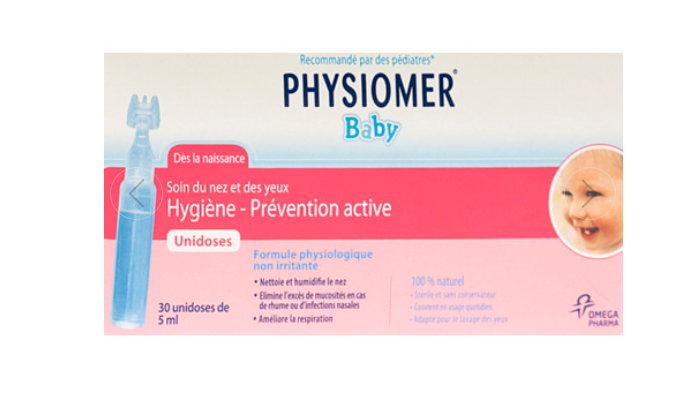 PHYSIOMER BABY ISOTONIQUE UNIDOSES BOITE DE 30*5ML