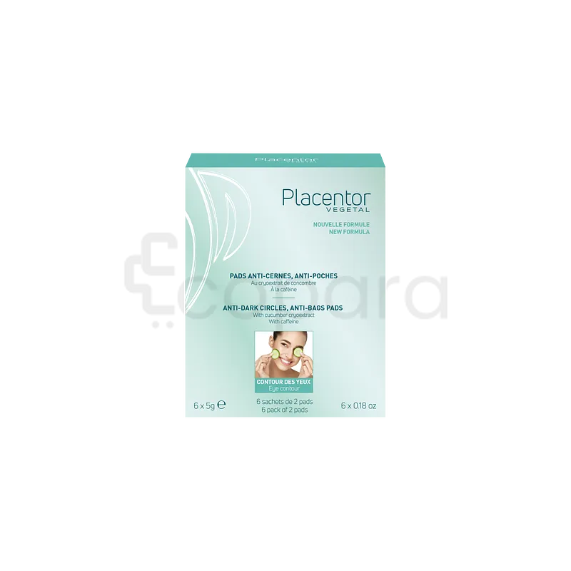 PLACENTOR PADS ANTI-CERNES ANTI-POCHES 3G BOITE DE 6 REFERENCE P11030