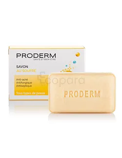 PRODERM SAVON DERMATOLOGIQUE AU SOUFRE 90G (KOUBRIT)