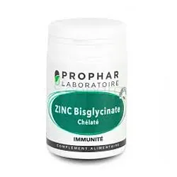 PROPHAR ZINC BISGLYCINATE BOITE DE 50 GELULES