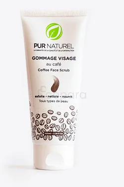 PUR NATUREL GOMMAGE VISAGE AU CAFE 100ML