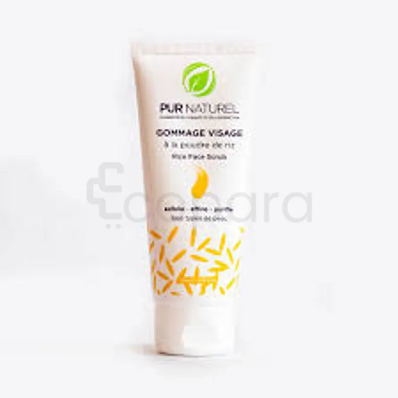 PUR NATUREL GOMMAGE VISAGE POUDRE DE RIZ 100ML