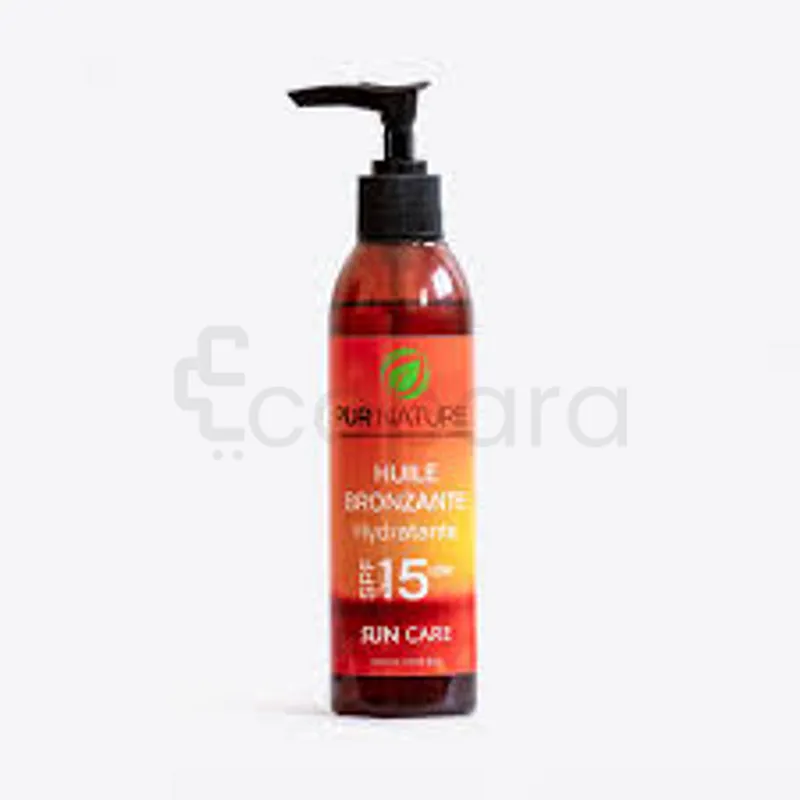 PUR NATUREL HUILE BRONZANTE HYDRATANTE SPF15 UVA 200ML