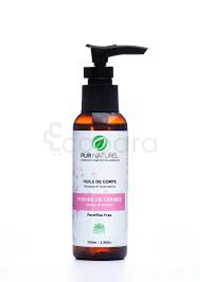 PUR NATUREL HUILE DE CORPS FLEUR DE CERISES 100ML