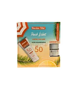RACINE VITA PACK ECLAT CREME SOLAIRE SPF50+ 50ML + VITAMINE C CREME ECLAT 50G