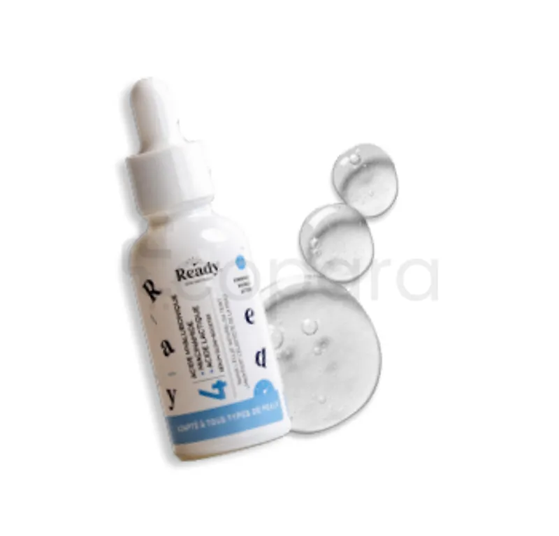 READY SKIN NATURALS SERUM GLOW BOOSTER ACIDE HYALURONIQUE + NIACINAMIDE + ACIDE LACTIQUE 30ML