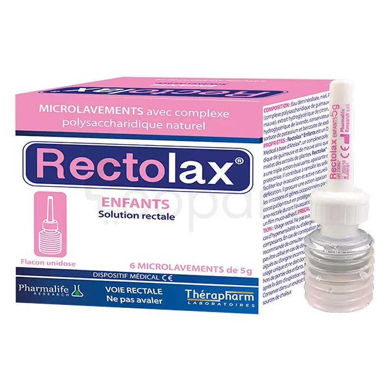 RECTOLAX SOLUTION RECTALE ENFANT BOITE DE 6 FLACONS