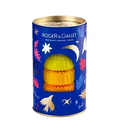 ROGER ET GALLET COFFRET 3 SAVONS BOIS D'ORANGE NEROLI FLEUR D'OSMANTHUS 100G