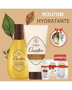 ROGE CAVALLES COFFRET ROUTINE HYDRATANTE HUILE UNIVERSELLE DE SURGRAS 150ML + GEL DOUCHE PEAUX SENSIBLES + 3 PRODUITS FORMAT VOYAGE OFFERTS