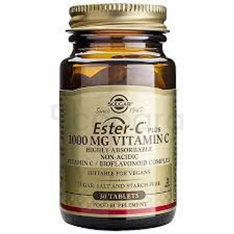SOLGAR ESTER-C PLUS 1000 MG VITAMINE C BOITE DE 30 TABLETS
