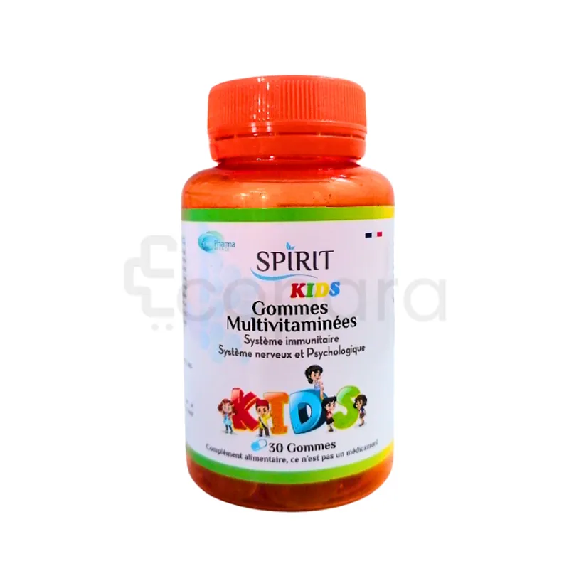 SPIRIT MULTIVITAMINES KIDS BOITE DE 30 GOMMES
