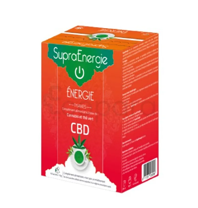 SUPRA ENERGIE TISANES CBD B10 SACHETS