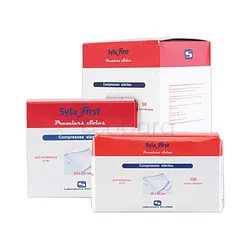 SYLAFIRST COMPRESSES DE GAZE STERILE 20*20CM BOITE DE 10 REFERENCE 122