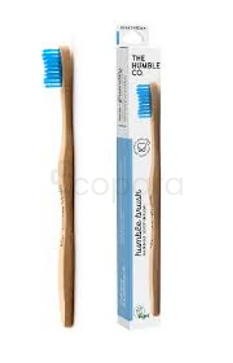 THE HUMBLE BROSSE A DENTS BAMBOU ADULTE BLEU