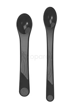 TWISTSHAKE FEEDING SPOON NOIR +4MOIS BOITE DE 2