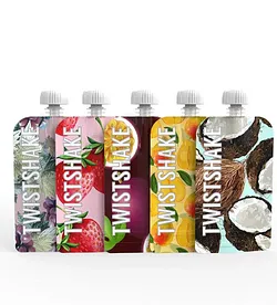 TWISTSHAKE GOURDES REUTILISABLES FRUITS 220ML BOITE DE 5