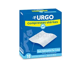 URGO COMPRESSE STERILE 20CM*20CM BOITE DE 10