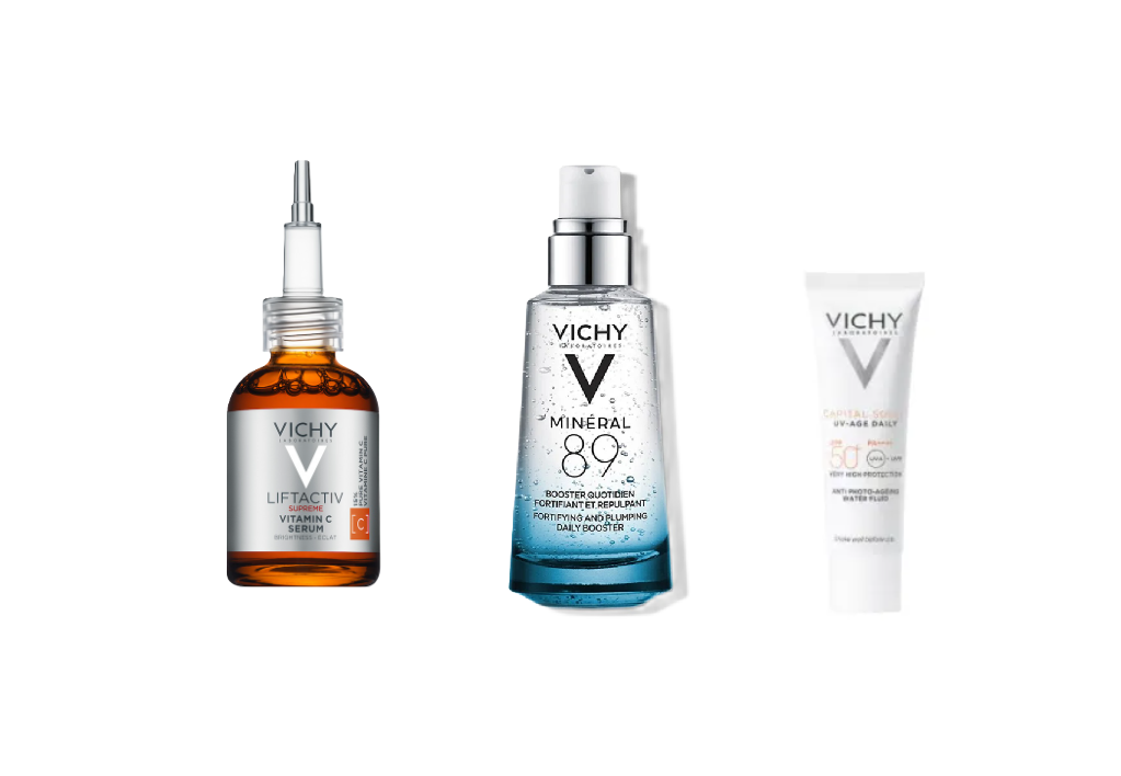 VICHY PACK LIFTACTIV SUPREME VITAMIN C SERUM 20ML + MINERAL 89 BOOSTER QUOTIDIEN FORTIFIANT 10ML + CAPITAL SOLEIL UV-AGE DAILY SPF50 15ML