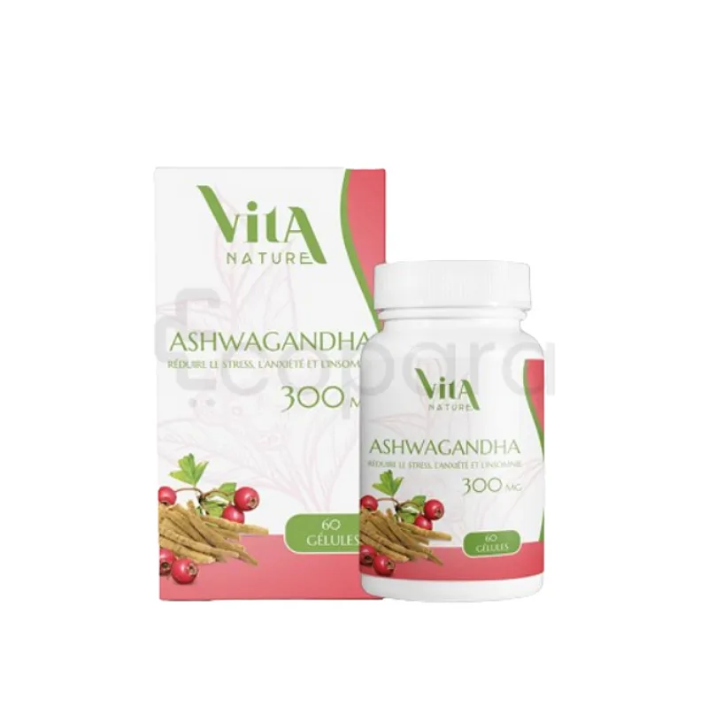 VITA NATURE ASHWAGANDA 300MG BOITE DE 60 COMPRIMES