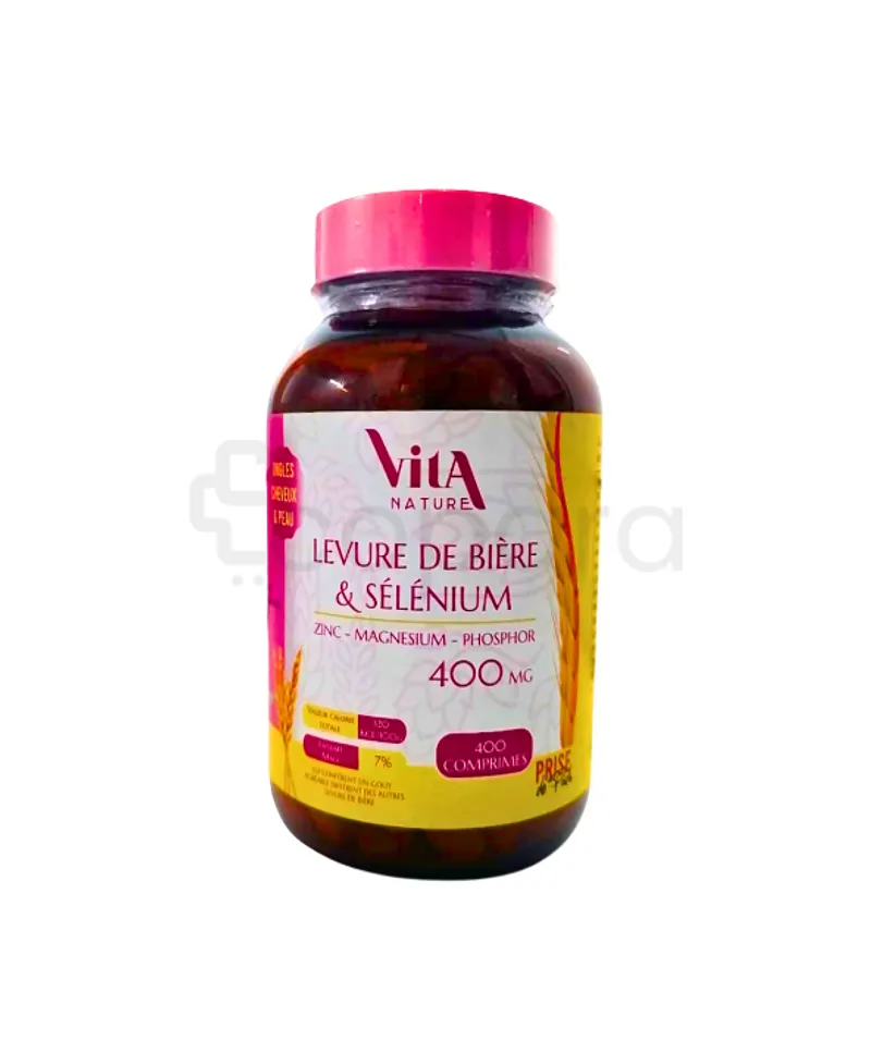 VITA NATURE LEVURE DE BIERE ET SELENIUM BOITE DE 400 COMPRIMES