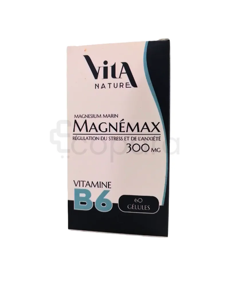 VITA NATURE MAGNESIUM MARIN 300MG BOITE DE 60 GELULES